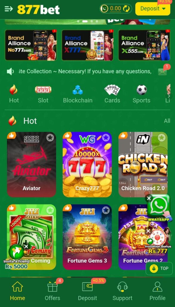 877bet game
