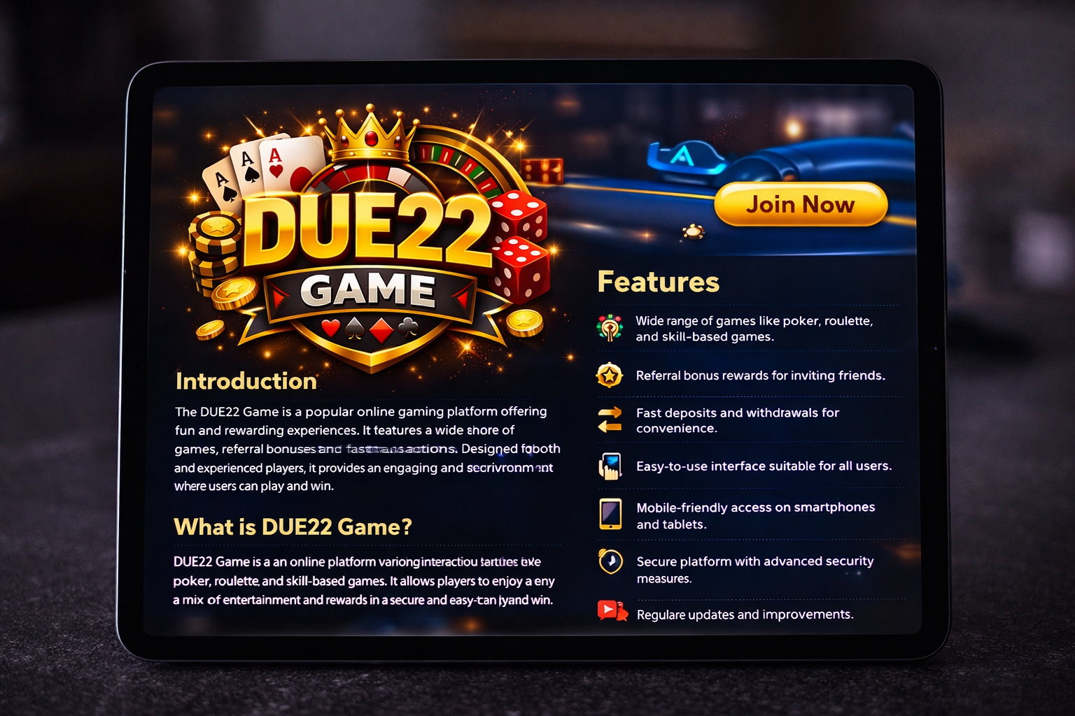 due22 game